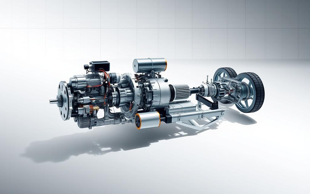 hybrid powertrain diagram