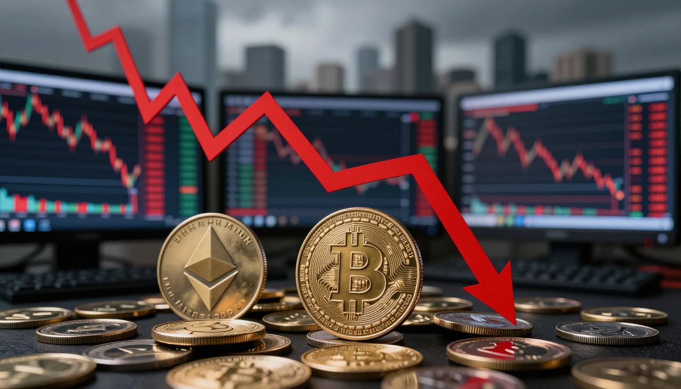 Bitcoin, Ethereum, and altcoins show different market losses